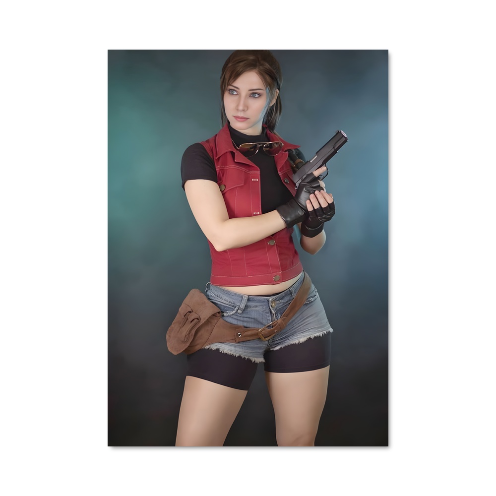 Poster Claire en Action – affiche Resident Evil